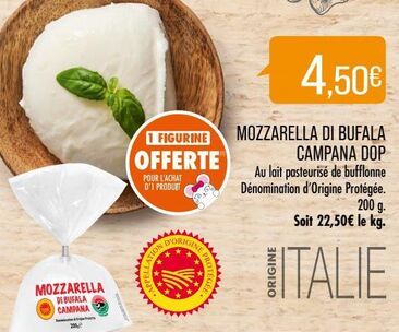 MOZZARELLA DI BUFALA CAMPANA DOP 