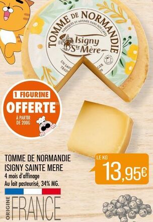 TOMME DE NORMADINE ISIGNY SANITE MERE 