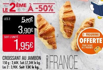 CROISSANT AU JAMBON 