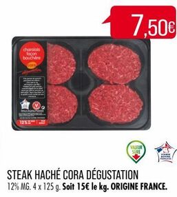 STEACK HACHÉ CORA DÉGUSTATION 