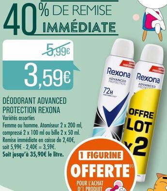 déodorant advanced protection rexona 