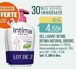 GEL LAVANT INTIME INTIMA NATURALS ORIGINS 