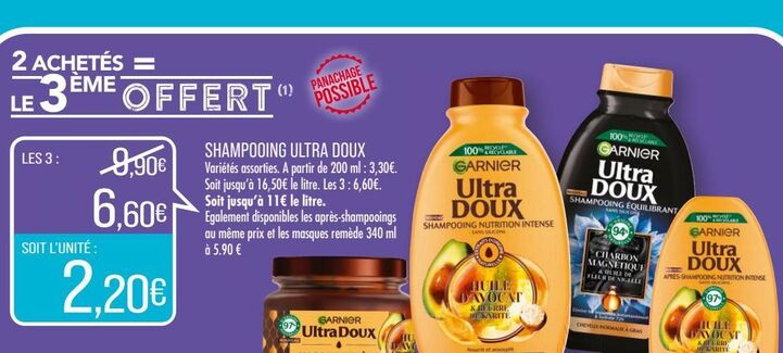 SHAMPOOING ULTRA DOUX 