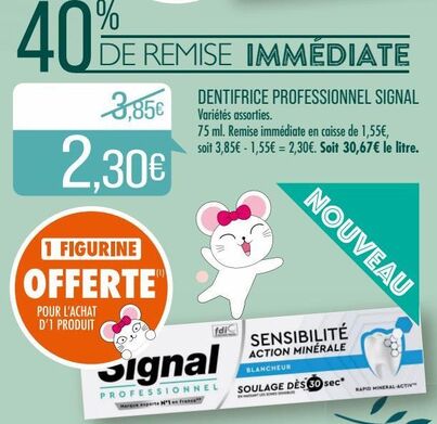 DENTIFRICE PROFESSIONNEL SIGNAL 