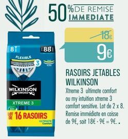 RASOIR JETABLES WILKINSON 