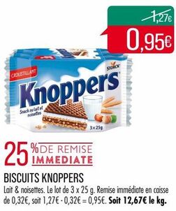 BISCUITS KNOPPERS 