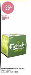 bière blonde Carlsberg