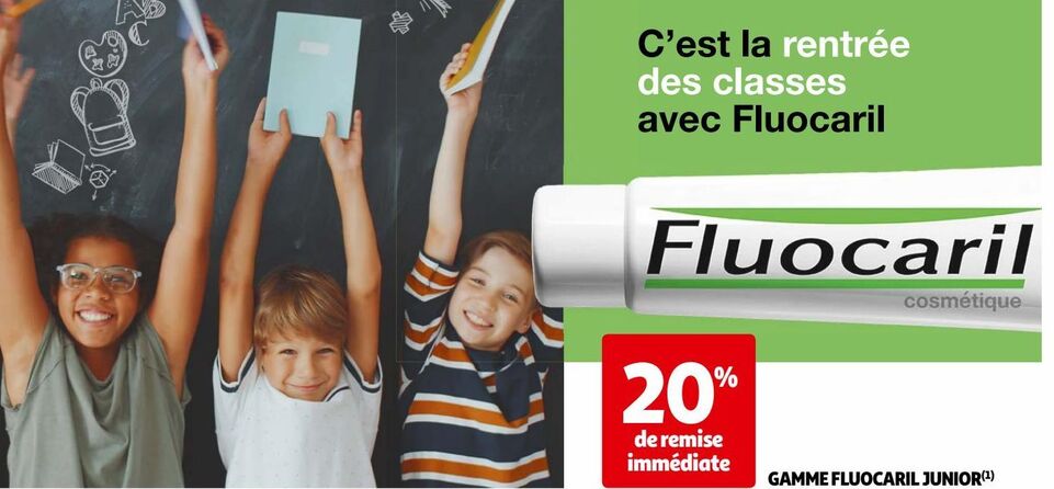 GAMME FLUOCARIL JUNIOR( offre sur Auchan