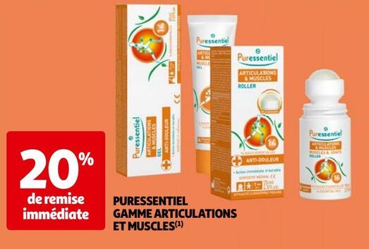 PURESSENTIEL GAMME ARTICULATIONS ET MUSCLES offre sur Auchan