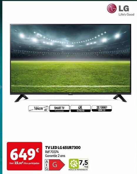 TV LED LG 65UR7300