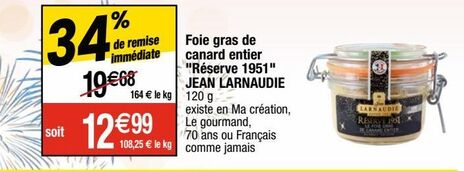 foie gras de canard Jean Larnaudie