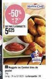 Maitre CoQ - Volaille Française - 50% de Remise : Par 2, Barquette 5€25, Kg 7€, X2 5€25!