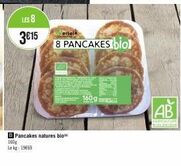 savourez les b pancakes natures bio 160g : 8 pièces à 3€15 - agriculture biologique & agroécologique