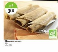 Promo : 3€45 - Galette Blé Noir Bio 300g : Bien-être Garanti !