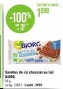 Promo: -100% sur les Galettes Chocolat au Lait BJORG - 90g - 33€22 l'unité seulement!