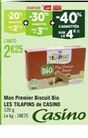 Un Biscuit Bio Delicious - Tilapins de Casino 120g à 18,75€ ! Profitez des Cagnottes Sûres 4 Piss Casino.