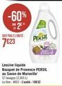 économisez 60% : persil lessive liquide au savon de marseille 57 lavages (2,565 l) à 10€32 l'unité!