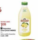 promo andros citron: 3 pour le prix d'1 - 2699 n unités.