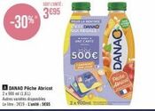 DANAO Pêche Abricot 2x 900 ml (1,8L): -30% SESS, 2€19 le litre. 100€ et 500€ CARKANT à gagner!