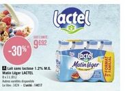 lait sans lactose Lactel