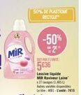 MIR  50% DE PLASTIQUE RECYCLE  -50% 2⁰  SONT PAR L'UNITE  5636 