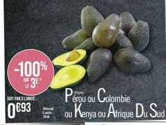Offre Spéciale -100% sur Avocat L'unité 1639: Pérou, Colombie, Kenya ou Afrique Du Sud!