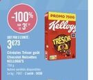 Kellogg's Trésor Chocolat Noisettes - PROMO 750g - 3,73€/Unité - Le Kg 7,64€