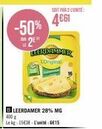 Offre spéciale: 50% de réduction sur le fromage Leerdammer LOriginal 400g! Seulement 4€61 l'unité!