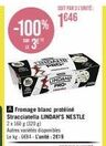 Offre spéciale: Stracciatella Linda's Nestle Fromage Blanc à 2€19/pièce lorsque vous achetez 3!