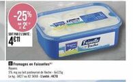 Promo -25%, Faisselles Royans et Jocke AMAN au lait pasteurisé: 4€11 le kg, 4€70 l'unité!