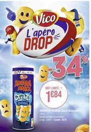 Monster Munch Crazy Original: L'Apero Drop à 1€84 le kg!