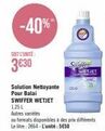 Offre Spéciale -40%: Swiffer WETJET Solution Nettoyante 1,25L à 3€30 - Autres Variétés Disponibles!