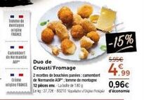 france gourmande : promo duo canesbat & crousti-fromage + tende montag & tomme de montagne (12 pièces)