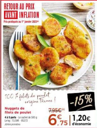 Nuggets De Filets De Poulet