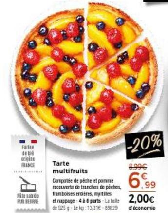 Tarte Multifruits