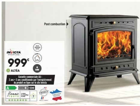 Poêle à bois offre sur Bricorama