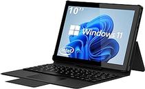 Tibuta Tablette Windows 11 avec étui, processeur Intel Celeron N4100 Quad Core, 6 Go de RAM 128 Go de ROM, Clavier françai... offre à 199€ sur 