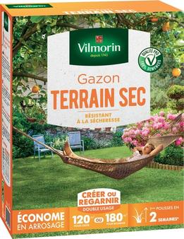 Gazon Terrain sec VILMORIN - 3Kg offre à 39,99€ sur VillaVerde