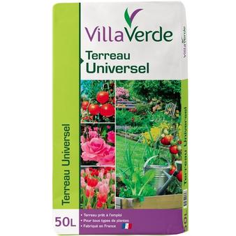 Terreau Universel VILLAVERDE - 50L offre à 8,99€ sur VillaVerde