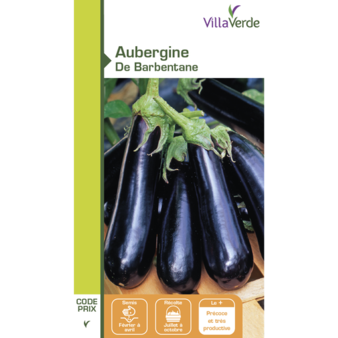Graines d'aubergine de barbentane VILLAVERDE offre à 2,29€ sur VillaVerde