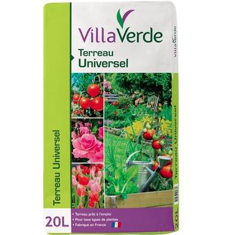 Terreau universel bio VILLAVERDE - 20L offre à 5,99€ sur VillaVerde