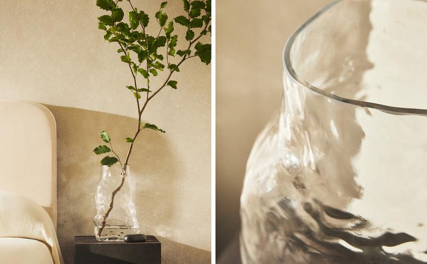 VASE IRRÉGULIER VERRE NON RECYCLABLE offre à 22,99€ sur Zara Home