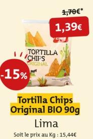 lima - tortilla chips original bio 