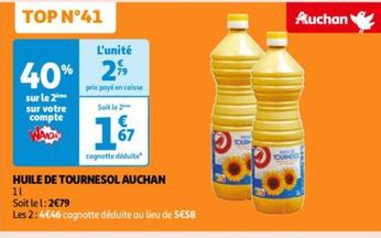 Auchan - Huile De Tournesol