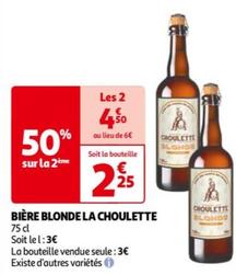 La Choulette - Bière Blonde