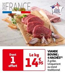 Viande Bovine: 4 Hachés