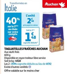 Auchan - Tagliatelles Fraîches