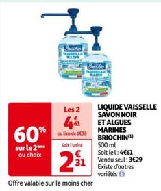 Briochin - Liquide Vaisselle Savon Noir Et Algues Marines