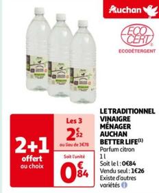 Auchan - Le Traditionnel Vinaigre Ménager