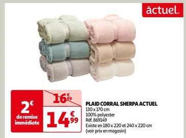 Actuel - Plaid Corral Sherpa 